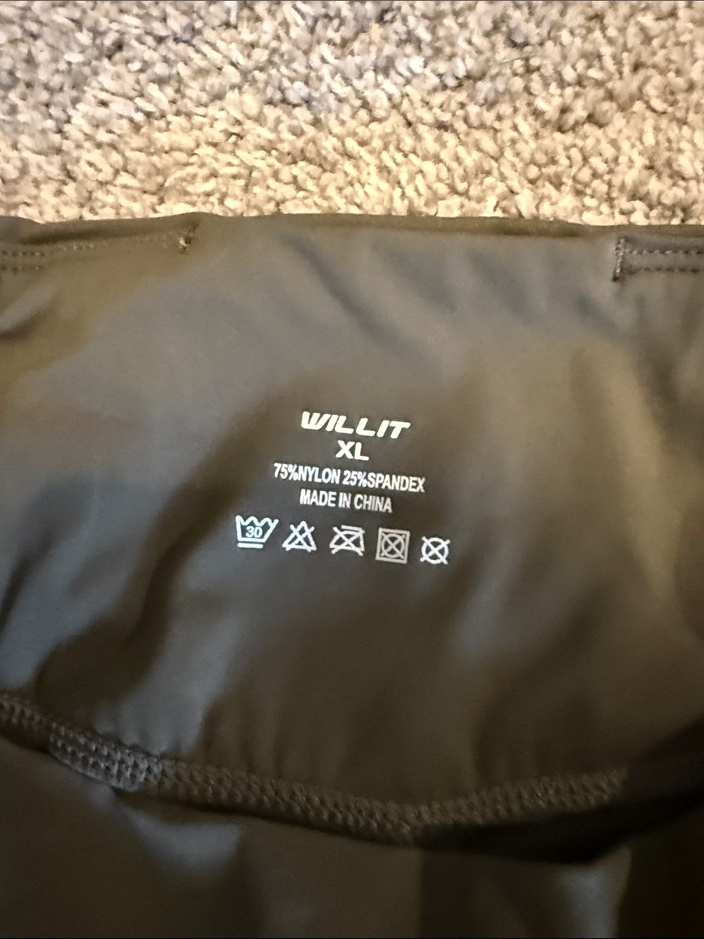 Olive Green Jogger Track Pants - Picture 2 of 6